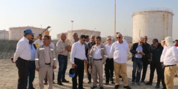 بازدید مدیرعامل شرکت خطوط لوله و مخابرات نفت از خط لوله 26 اینچ بندرعباس-رفسنجان