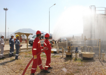 برگزاری مانور پدافند غیر عامل درتاسیسات انتهایی دالان و سروستان  