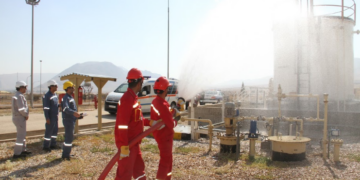 برگزاری مانور پدافند غیر عامل درتاسیسات انتهایی دالان و سروستان  