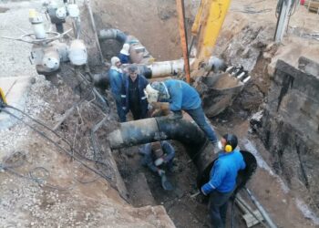 تقویت خط لوله سراسری نفت خام در مرکز انتقال نفت شهید زنگنه