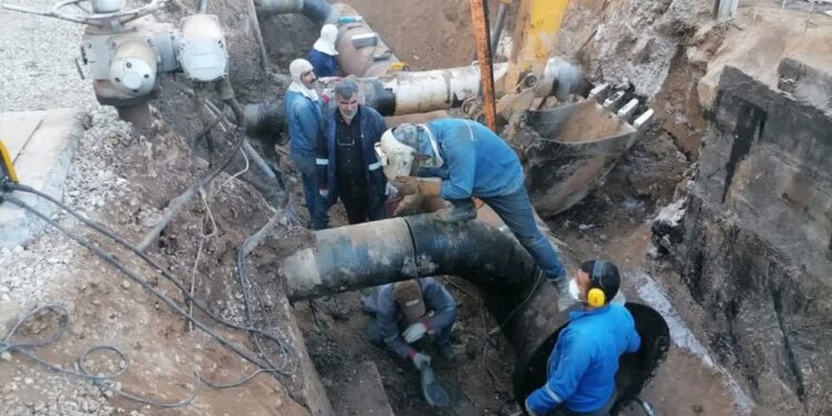 تقویت خط لوله سراسری نفت خام در مرکز انتقال نفت شهید زنگنه