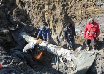 نشتی خط لوله فرآورده ری – ساری مهار شد