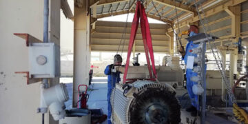 تعمیر الکتروموتور شماره 06 در مرکز انتقال نفت سروستان