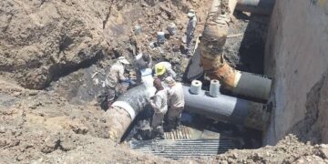 تقویت خط لوله ۳۰ اینچ نفت خام در منطقه خوزستان