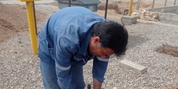 احیای سامانه حفاظت کاتدی مرکز انتقال نفت یزد در منطقه جنوب شرق