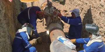 ایمن سازی خط لوله 12 اینچ اصفهان ـ آبنیل