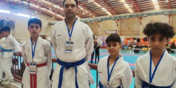 درخشش منطقه خلیج فارس در مسابقات کاراته قهرمانی کشور