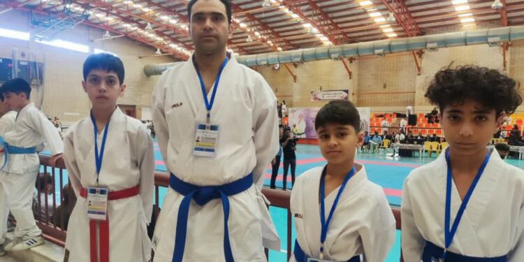 درخشش منطقه خلیج فارس در مسابقات کاراته قهرمانی کشور