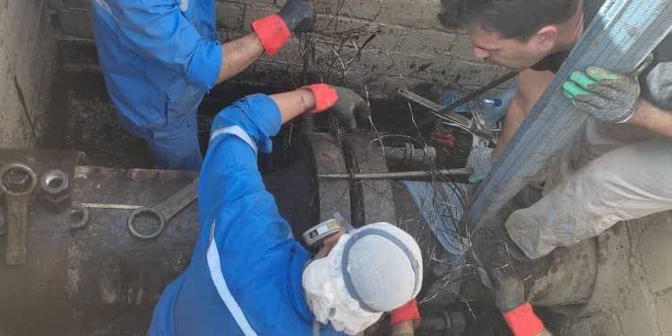 مسیر فرعی( By Pas) خط لوله انتقال مواد نفتی برداسپی- کرمانشاه به مدار برگشت