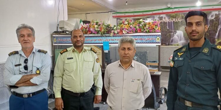 گرامیداشت هفته نیرو انتظامی توسط مرکز انتقال نفت مهرآران