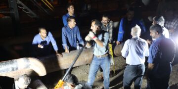 اجرای عملیات های فنی در مراکز انتقال نفت شمال منطقه خوزستان