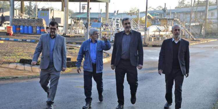 بازدید رئیس حراست شرکت از منطقه شمال