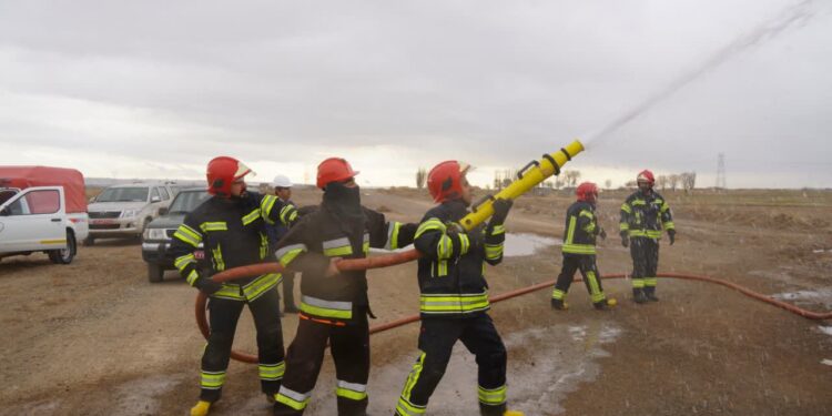 حضور فعال HSE شمالغرب در مانور سطح دو پدافند غیرعامل تبریز
