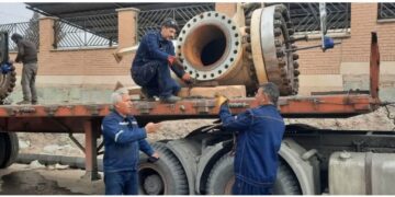 انتقال صافی‌های خط ۲۶ اینچ فرآورده به تأسیسات قم با تأیید بازرسی فنی منطقه مرکزی