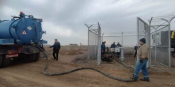 تست نشتی داخلی ولوهای خط ۲۴ اینچ نفت خام با هدف اتصال به خط ۲۶ اینچ انجام شد