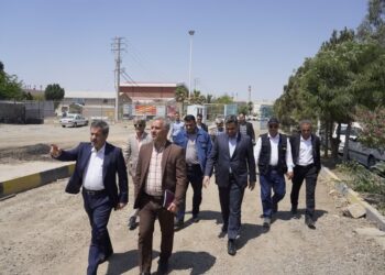 بازدید مدیران ارشد شرکت ملی نفت ایران از منطقه تهران